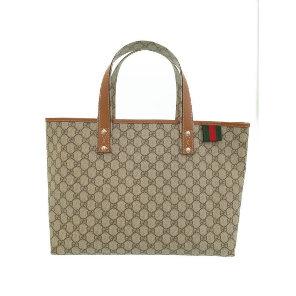 Gucci handbag beige brown GG canvas tote bag